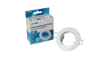 Ceiling lighting point fitting ROKA cast round Fixted white